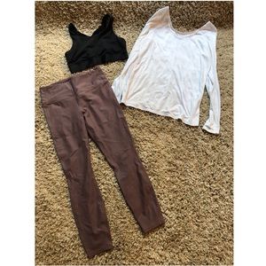 Athleta 3 piece outfit bundle